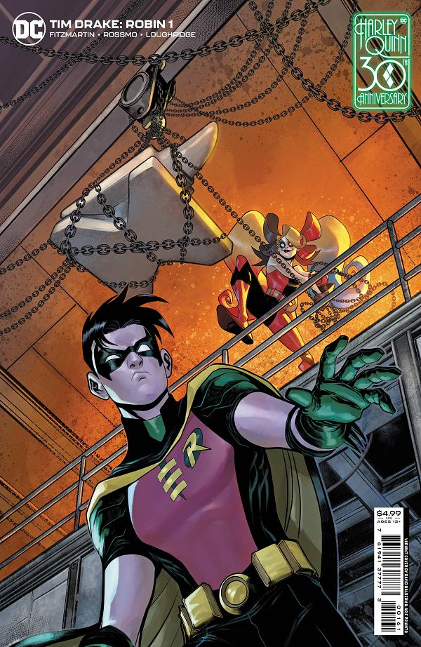 Tim Drake Robin #1 CVR C CVR C BALDEON HARLEY QUINN 30TH ANN cover