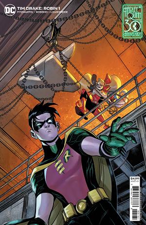 Tim Drake Robin #1 CVR C CVR C BALDEON HARLEY QUINN 30TH ANN cover