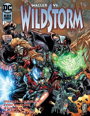 Waller Vs Wildstorm #1 CVR B BATTLE (RES) (MR) cover