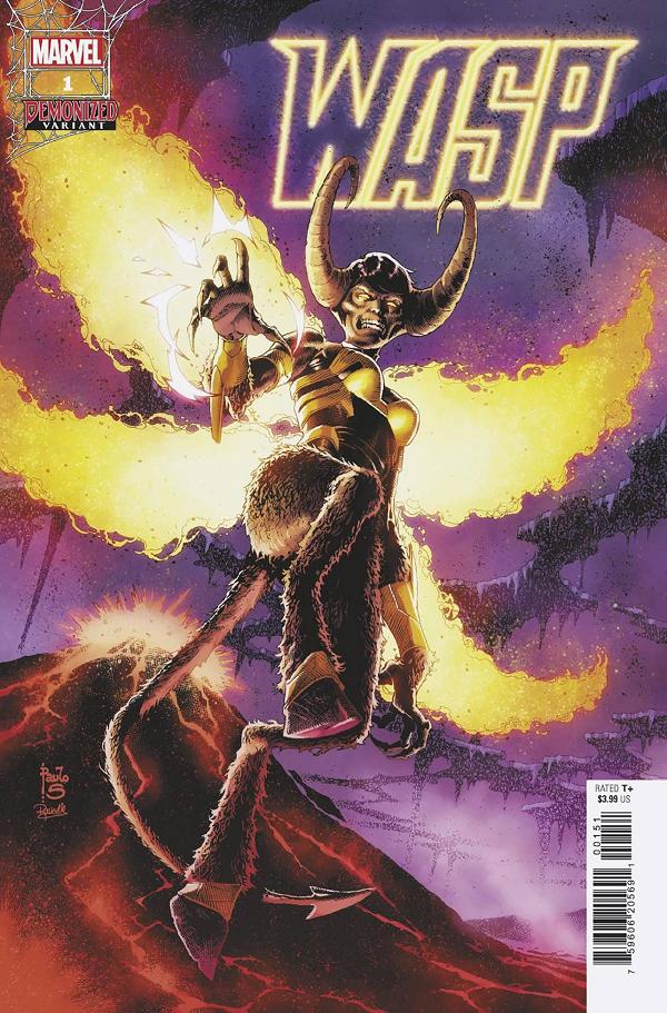 Wasp #1 (OF 4) SIQUEIRA DEMONIZED cover