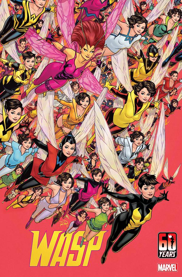 Wasp #1 variant cover by Russell Dauterman
