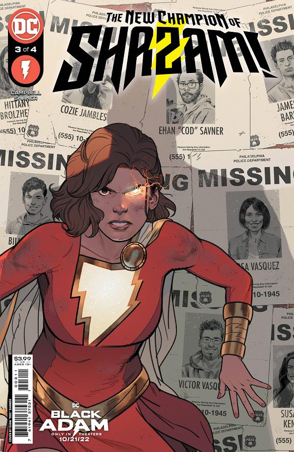 New Champion Of Shazam #3 cover by Evan "Doc" Shaner