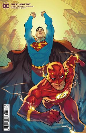 Flash #797 CVR D CVR D FRANCIS MANAPUL SUPERMAN CARD STOCK cover