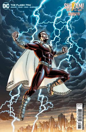 Flash #794 CVR D ORDWAY SINCLAIR SHAZAM FURY GODS MOVIE CARD cover