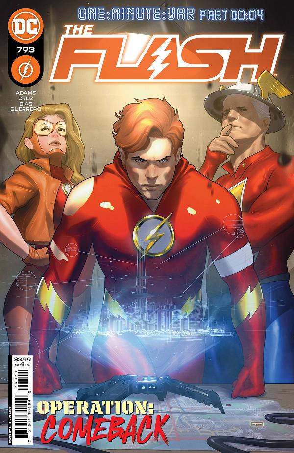 Flash #793 CVR A TAURIN CLARKE (ONE-MINUTE WAR) cover