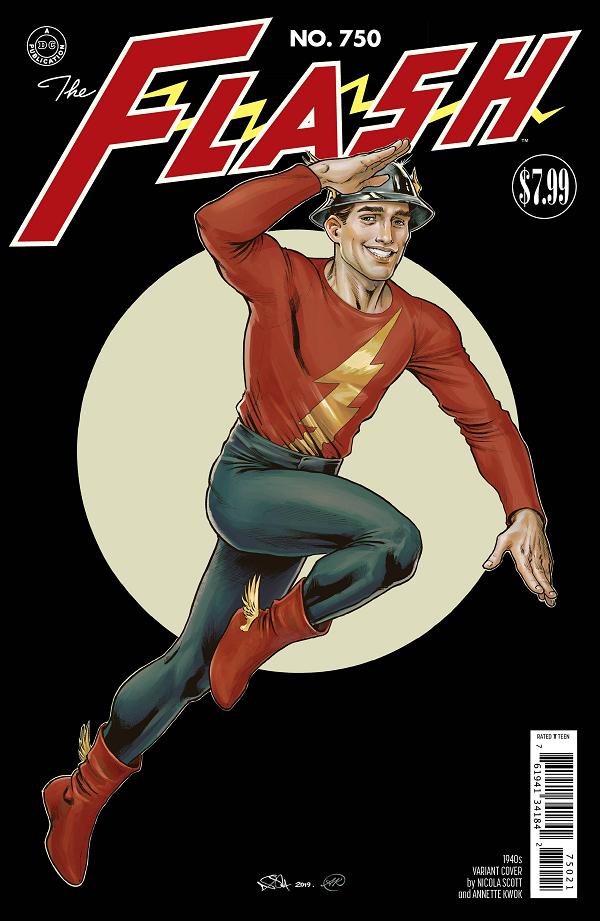 Flash #750 variant cover by Nicola Scott