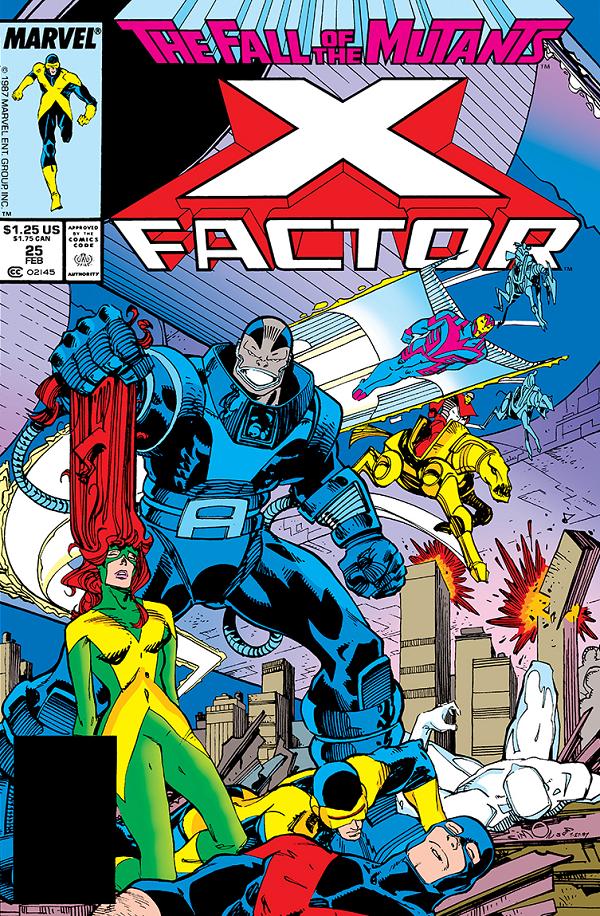 X-Factor #25  cover