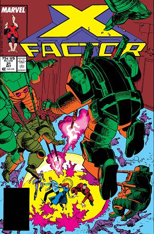 X-Factor #21  cover