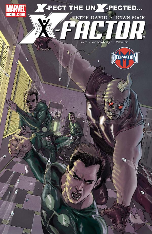 X-Factor #4  cover