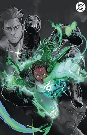 Absolute Green Lantern #1 CVR F CVR F JAHNOY LINDSAY FOIL cover