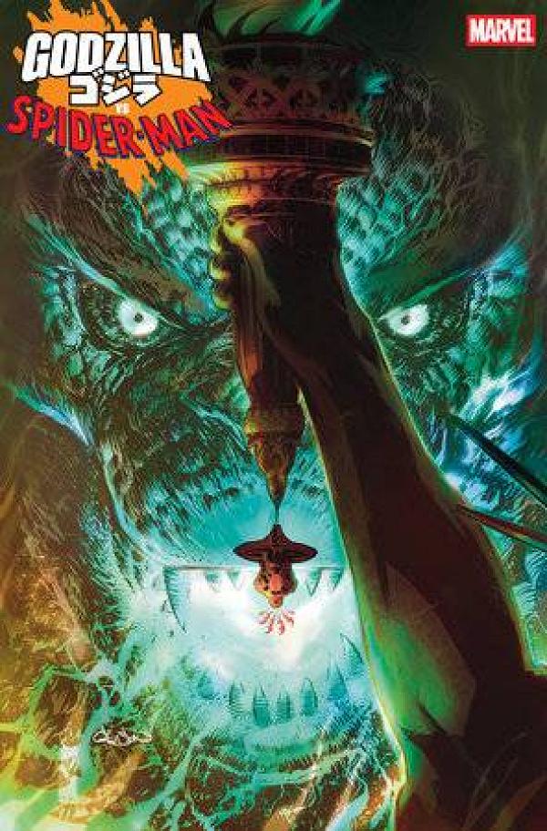 Godzilla Vs Spider-Man #1 PATRICK GLEASON FOIL cover