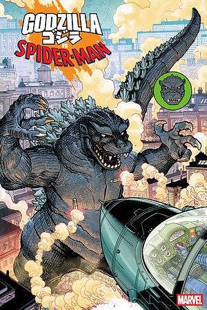 Godzilla Vs Spider-Man #1 NICK BRADSHAW MONSTER HOMAGE cover