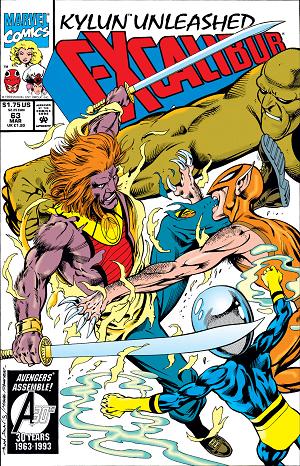 Excalibur (1988) #63  cover