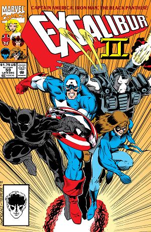 Excalibur (1988) #59  cover