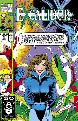 Excalibur (1988) #43  cover