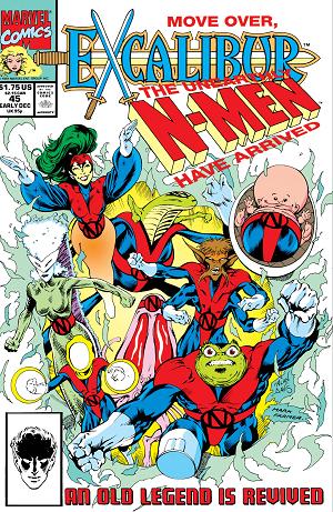 Excalibur (1988) #45  cover