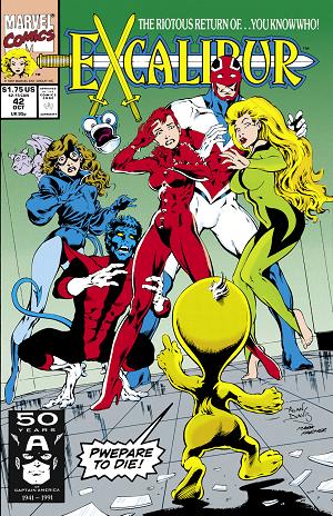Excalibur (1988) #42  cover