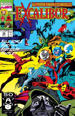 Excalibur (1988) #39  cover