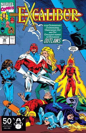 Excalibur (1988) #36 cover