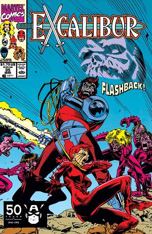 Excalibur (1988) #35 cover