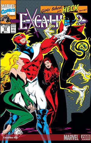 Excalibur (1988) #33 cover