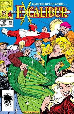 Excalibur (1988) #28 cover