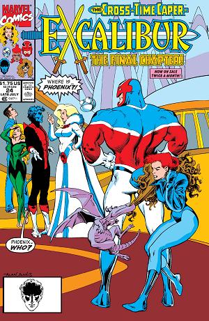 Excalibur (1988) #24  cover
