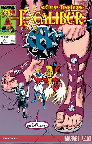 Excalibur (1988) #13  cover