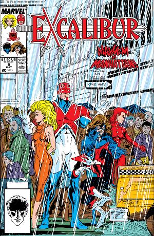 Excalibur (1988) #8  cover