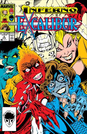 Excalibur (1988) #6  cover