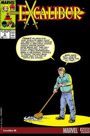 Excalibur (1988) #4  cover