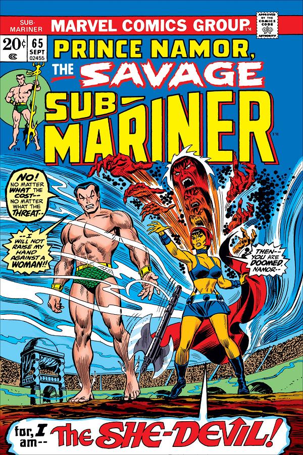Sub-Mariner (1968) #65  cover