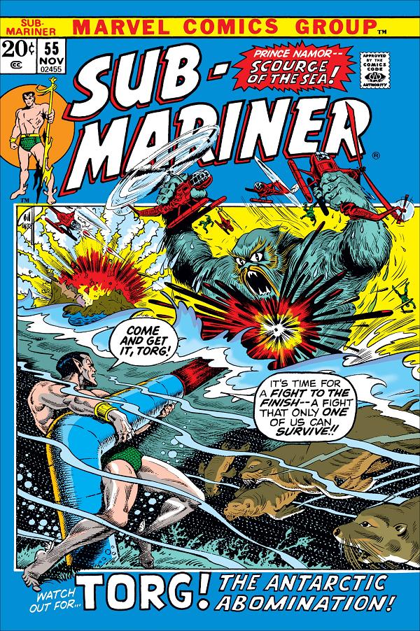 Sub-Mariner (1968) #55  cover