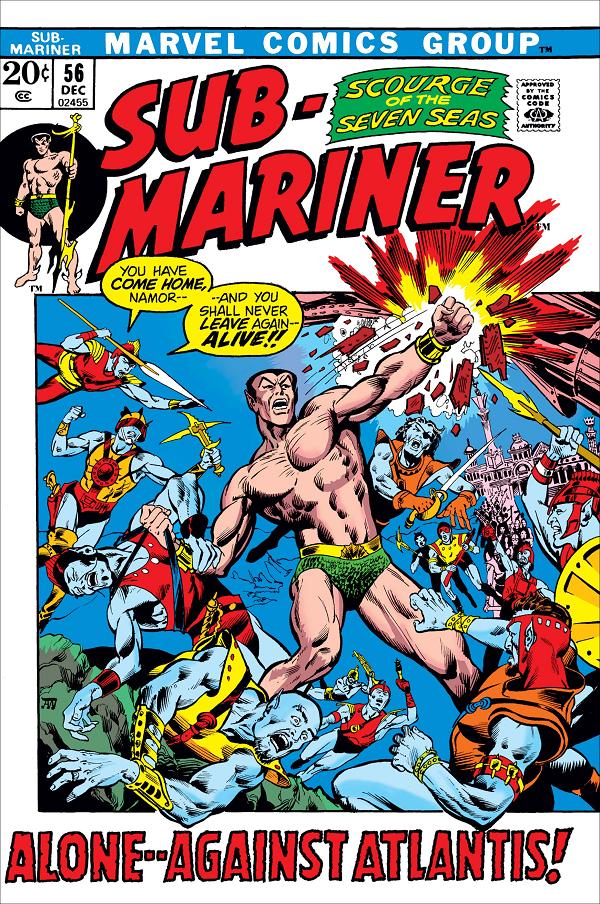 Sub-Mariner (1968) #56  cover