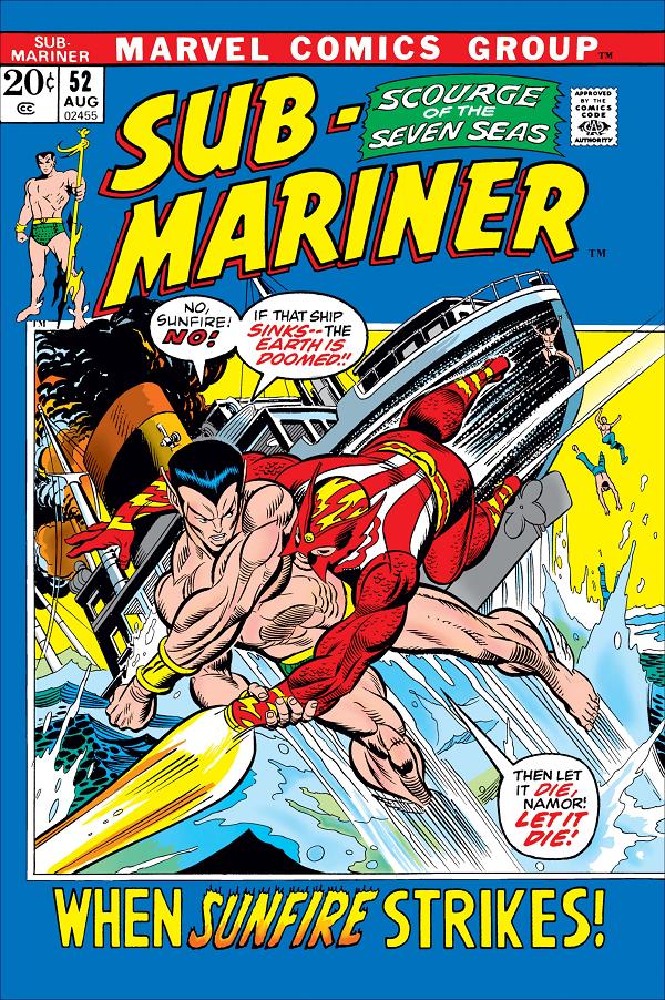 Sub-Mariner (1968) #52  cover