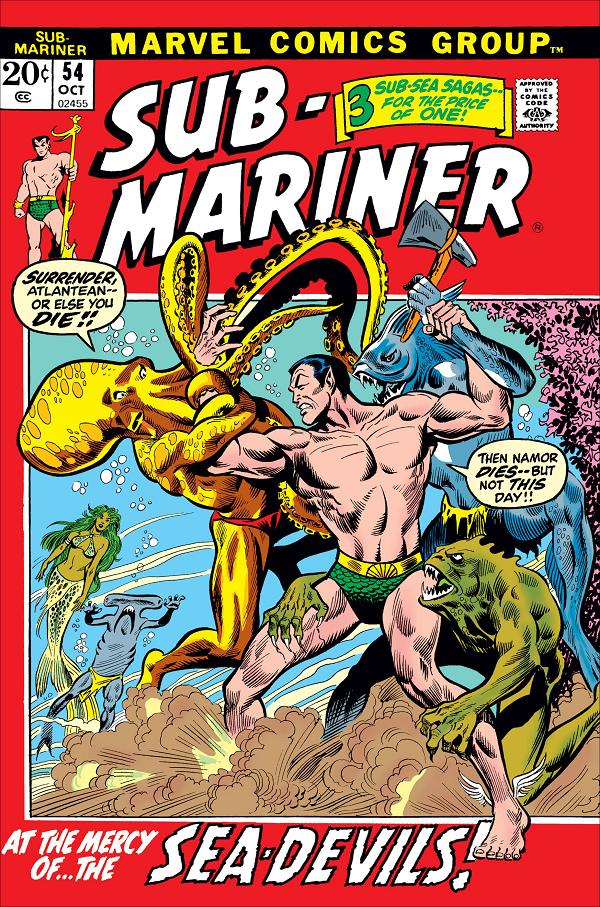 Sub-Mariner (1968) #54  cover