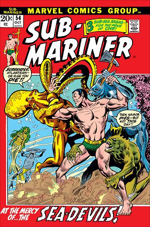 Sub-Mariner (1968) #54 cover