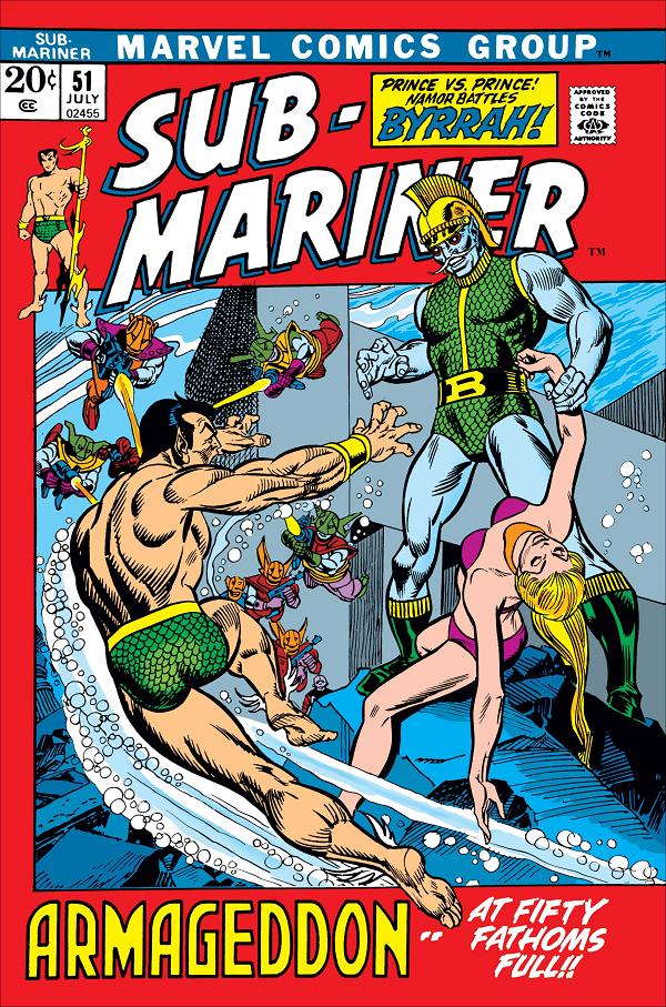 Sub-Mariner (1968) #51  cover