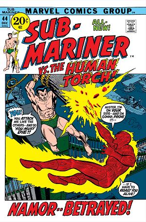 Sub-Mariner (1968) #44  cover