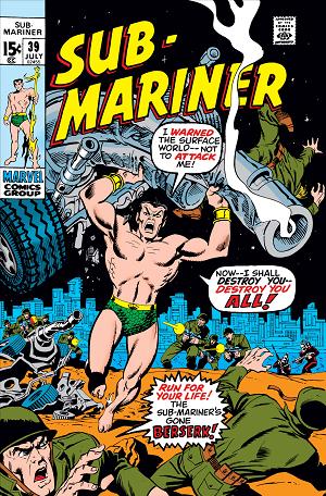 Sub-Mariner (1968) #39  cover