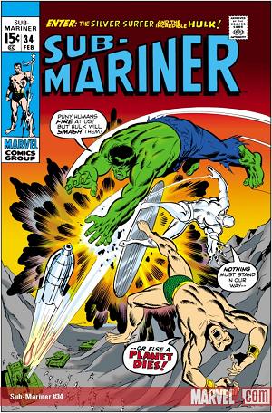 Sub-Mariner (1968) #34  cover