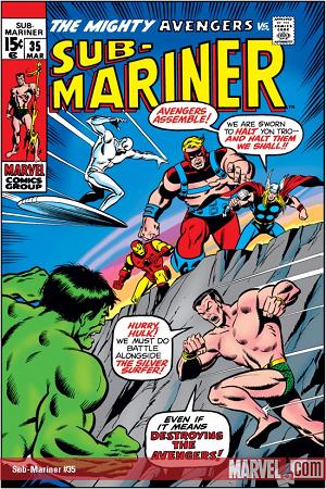 Sub-Mariner (1968) #35  cover