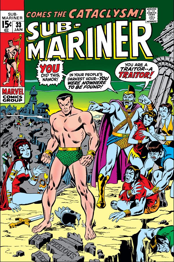Sub-Mariner (1968) #33  cover