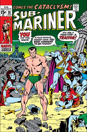 Sub-Mariner (1968) #33  cover