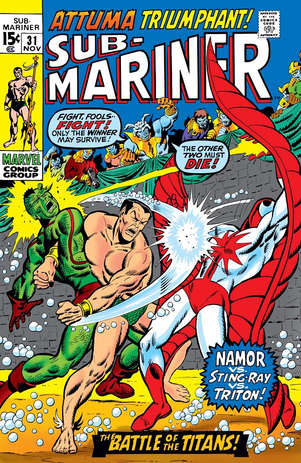 Sub-Mariner (1968) #31  cover