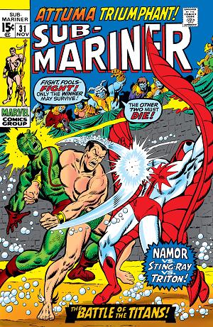 Sub-Mariner (1968) #31  cover