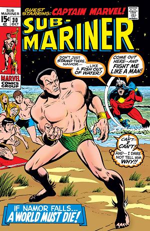 Sub-Mariner (1968) #30  cover