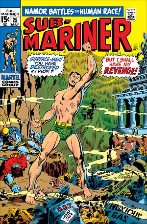 Sub-Mariner (1968) #25  cover