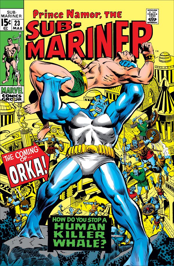 Sub-Mariner (1968) #23  cover