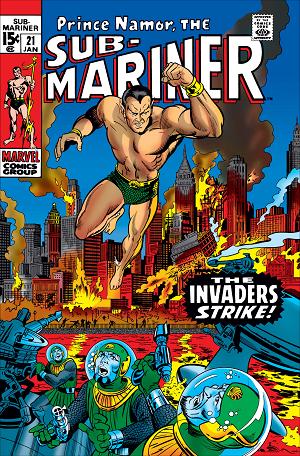 Sub-Mariner (1968) #21  cover